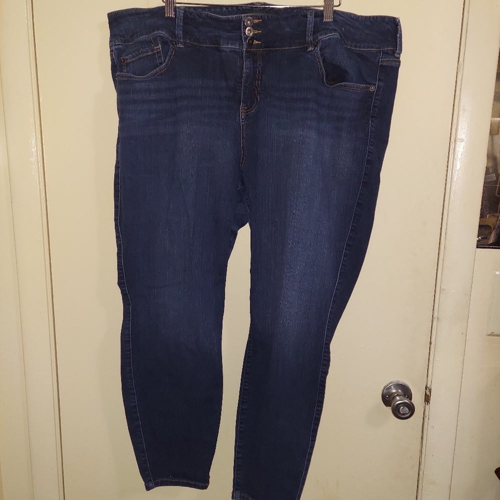 Torrid plus size 26r dark wash jegging